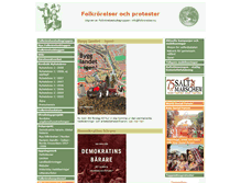 Tablet Screenshot of folkrorelser.org